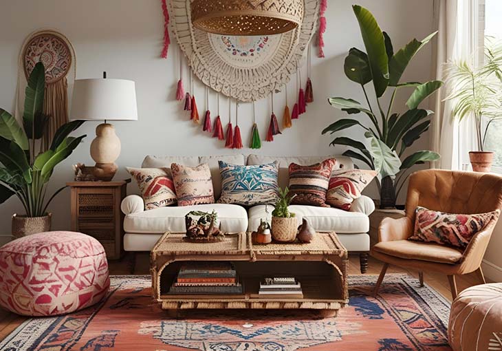 25 Dreamy Boho Living Room Ideas for a Magical Home in 2025